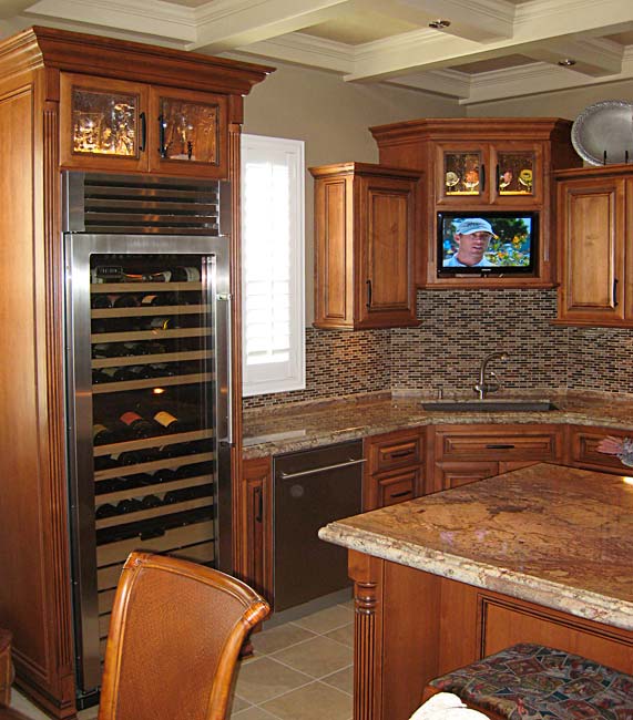 custom kitchen cabinets, wood carving