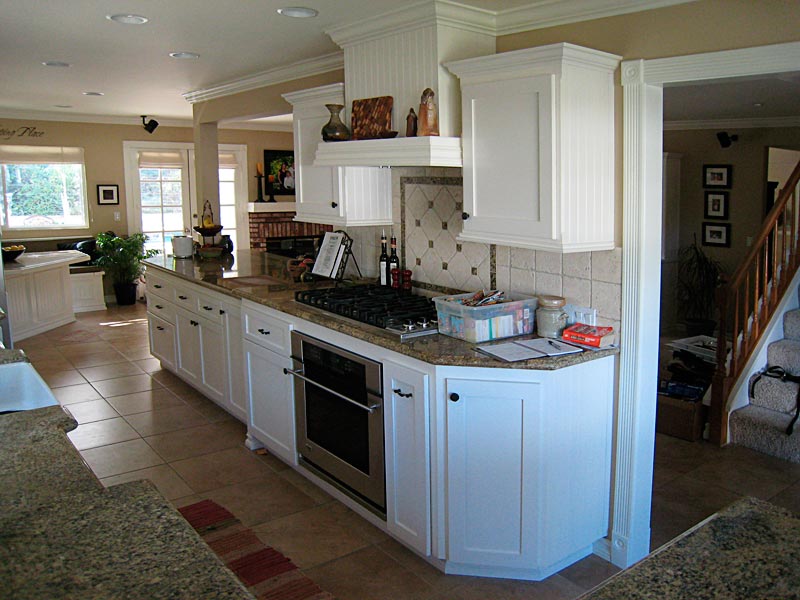 custom kitchen cabinets, wood carving