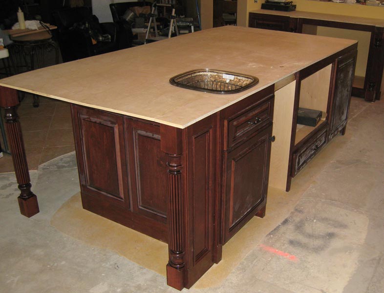 custom kitchen cabinets, wood carving