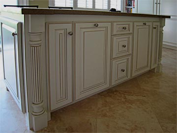 wood cabinets