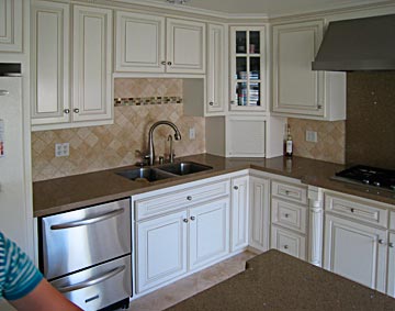 white kitchen cabinets