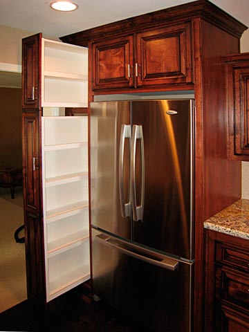 refrigerator cabinet pullout