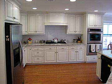 white kitchen cabinet