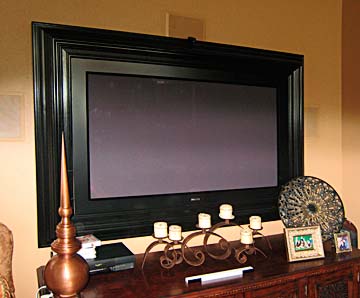 wall mounted TV, custom