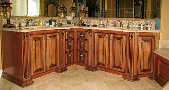 custom bathroom cabinets