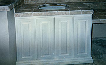 bathroom vanity, custom built