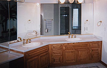 custom bathroom cabinets