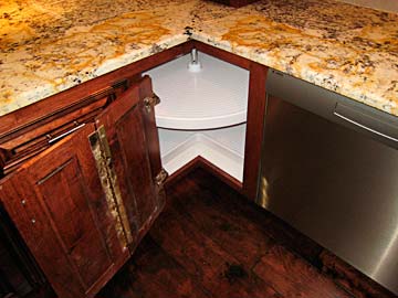 corner lazy susan, kitchen cabinets