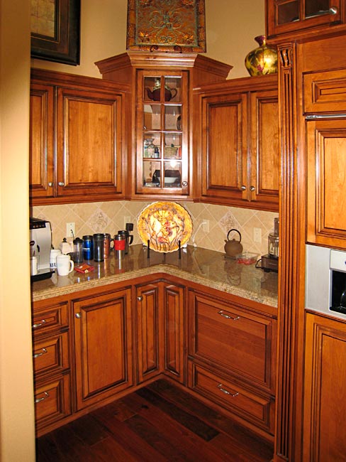 custom kitchen cabinets, wood carving