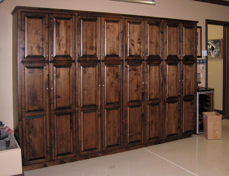Solid Wood Garage Storage Cabinets, Wooden Cabinets For Garage Storage