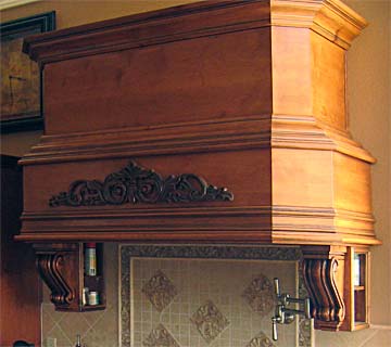 custom kitchen hood