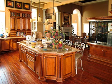 granite kitchen island