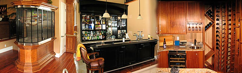 Custom Wet Bars Home Bar Darryn S Custom Cabinets Riverside